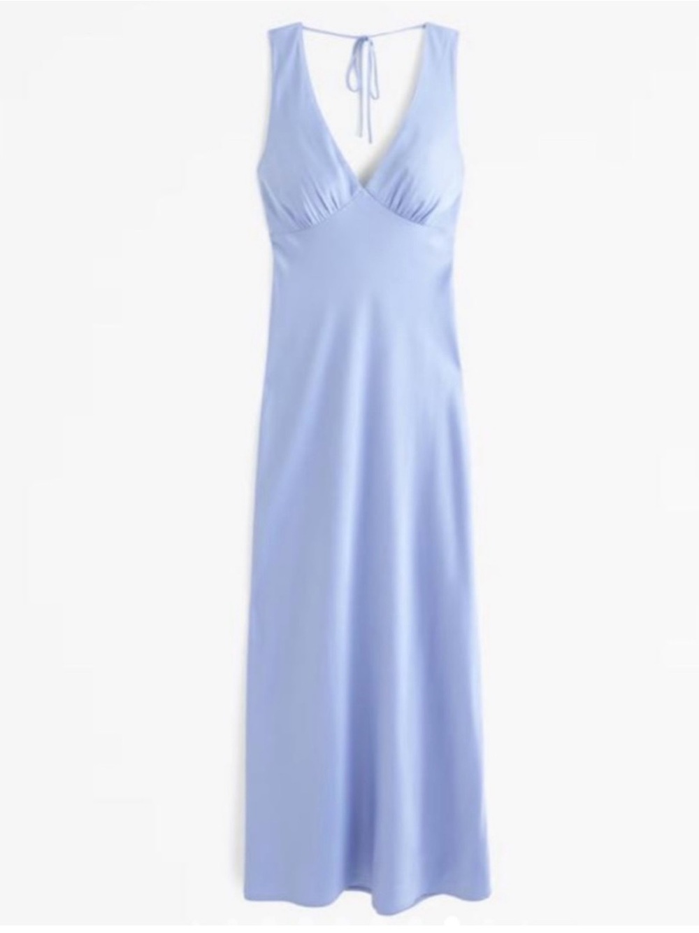 Abercrombie & Fitch Light Blue V-Neck Slip Dress